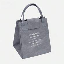2pcs/1pc Large Opening Insulated Lunch Bag, Kraft Paper Lunch Tote Bag Suitable For Office Workers And Students. Large Capacity Insulated Lunch Box Bag With Portable Handle, Reusable And Lightweight. Multipurpose, Suitable For Lunch, Picnic, Travel And Snack Storage, Kitchen Supplies, Kitchen Accessories, Kitchen Essentials, Mother's Day Gift - Multicolor - View 19