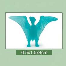 12 个夜光恐龙模型，荧光发光恐龙玩具，迷你小型恐龙模型。 - 彩色 - 查看 2