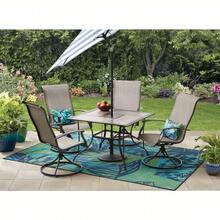 Outdoor 26lb Steel Round Umbrella Base, Black Finish - 26 Lb - View 5