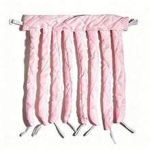 1pc No Heat Curling Headband, Soft Curl Hair Band, No Heat Curling, Sleep Curling, Gentle Hair Care, Suitable For Long Hair, Can Create Big Waves, Gentle Overnight Curling, Soft Satin Sleep Curl Foam, Curling Styling Tool (Black/Blue/Pink), Salon & Travel Essential, Home Sleep Bath Decor Daily Soft Hair Care, Hair Accessory For Barber Salon Beauty Travel Essential,Hair Products, Home Sleeping Bath Decor Hair Styling Kit Hair Tool Kit,Summer,Holiday - Multicolor - View 4