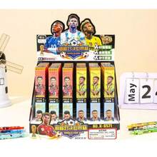 FIFA新款足球主题可伸缩0.5mm黑色墨水顺滑书写圆珠笔，适合学生、聚会、节日、生日及其他活动 - 彩色 - 查看 4