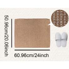 1pc Pineapple Pattern Washing Machine Mat, Suitable For Laundry Room And Bathroom, Brown And White Dual-Colored Fabric With Clear Texture And Quality, Protective Cover For Washing Machine, Dryer, Refrigerator Top, Easy To Clean, Laundry Room Organizing Mat - Brown and White Two-tone - View 14