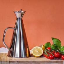 Bình đựng dầu ăn, nước tương và giấm bằng thép không gỉ 304, bình đựng dầu ăn dung tích lớn, thiết kế sáng tạo, chống rò rỉ, thích hợp cho nhà hàng, nhà bếp, quán ăn tự phục vụ, khách sạn. - Xem 3