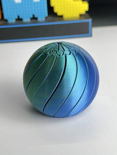 3D打印可变形，放松减压桌面玩具