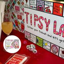 TIPSYLAND Board Game| Official Product| Hilarious Adult Board Game| Group Game For Game Nights, Parties And More| Fun Challenges, Dares & Mini-Competitions| 3-8 Players - Phiên bản cổ điển - Xem 9