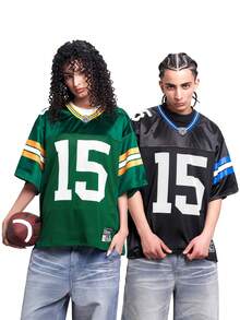 Camiseta de malla deportiva MT99, unisex - Verde - Ver 1