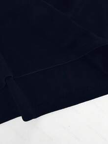 Camiseta de manga corta para hombre de algodón de 180 g, color blanco, con estampado de personaje de llama. Adecuada para fitness, deportes y uso casual, para el transporte diario, salidas informales, versátil para uso en el hogar y paseos al aire libre. Sencilla y versátil, un estilo de nicho a, la primera opción para parejas. - Azul marino - Ver 4