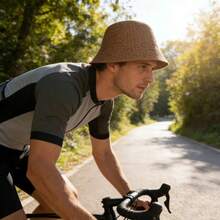 1顶夏季草编透气遮阳帽，多功能防晒，简约气质旅行帽，男女情侣均适用 - 彩色 - 查看 3