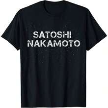 Satoshi Nakamoto Fit Bitcoin Crypto Blockchain TJR T-Shirt - Black - View 7