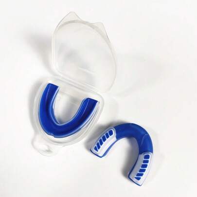 Bộ 2 miếng bảo vệ răng miệng, thích hợp cho các môn thể thao như đấm bốc, taekwondo, võ thuật, bóng rổ, khúc côn cầu, chất liệu EVA đúc nhiệt.