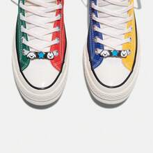 Converse Giày thể thao cao cổ Chuck Taylor 70S SEASONAL bằng vải canvas dành cho cả nam và nữ, mã sản phẩm A21361C - Nhiều màu - Xem 6