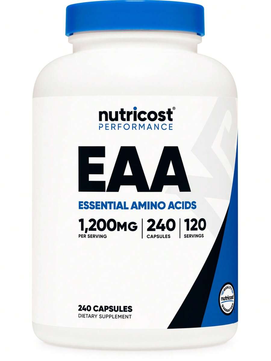 Nutricost EAA Capsules 1200mg, 240 Capsules - Essential Amino Acids, 120 Servings - Non-GMO, Gluten Free & Vegan - Khác - Xem 1