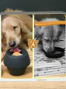 1pc/Set Slow Feeder Dog Bowl, Liquid Treat Bowl, Anti-Slip Interactive Ball, Bone Broth Licking Bowl, 3/4 Cup Yogurt Licking Toy, Suitable For Small, Medium And Large Dogs - 200ml - View 7