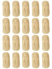 1/5/10双装女士夏季超薄隐形低帮硅胶防滑网眼无缝冰丝船袜 - 彩色 - 查看 10