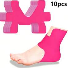 10 piezas de cintas de soporte para el tobillo, correas estabilizadoras ajustables con cinta elástica precortada, diseño transpirable para deportes y fitness, adecuado para post-cirugía y estabilización de ligamentos - Multicolor - Ver 5