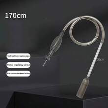 1 Set Aquarium Gravel Vacuum Cleaner Siphon Pump, Includes Hose & Nozzle, Suitable For Freshwater & Saltwater Fish Tank Maintenance - Multicolor - View 5