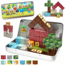 Iron Box Original Forest Magnetic Blocks (35/200/300/500PCS) Progressive Building Set For Kids 3+, Develop Hands-On Skills & Nature Cognition - Multicolor - View 9