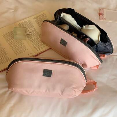 Túi đựng áo ngực và đồ dùng du lịch 1 mảnh | Nhẹ và dễ mang theo | Túi đựng cầm tay | Túi đựng đồ tiện dụng khi đi du lịch | Túi đựng mỹ phẩm | Túi chia ngăn đồ lót khi đi du lịch | Có thể giặt | Lý tưởng cho du lịch ngoài trời, công tác, đi học và nhiều dịp khác