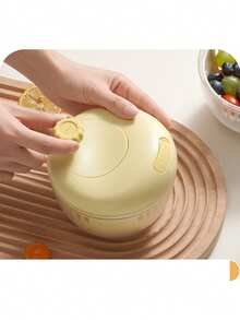 1Pc Kitchen Vegetable Dehydrator - Fruit Washing & Draining Bowl Multi-Functional Manual Dehydration Tool - One Size - View 9