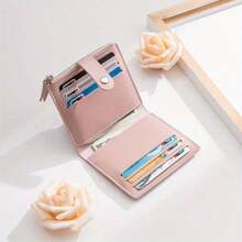 Fashion Women Wallet For Credit Cards Small Leather Short Womens Wallets And Purses - Multicolor - View 3