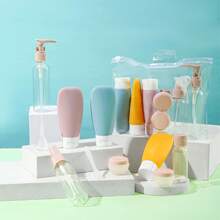 Travel Bottled Set Shampoo Shower Gel Hose Squeeze Bottle Toner Makeup Water Spray Empty Bottle - Multicolor - View 9