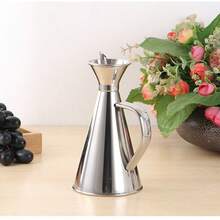 Bình đựng dầu ăn, nước tương và giấm bằng thép không gỉ 304, bình đựng dầu ăn dung tích lớn, thiết kế sáng tạo, chống rò rỉ, thích hợp cho nhà hàng, nhà bếp, quán ăn tự phục vụ, khách sạn. - Xem 2