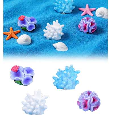 4 món đồ trang trí bể cá bằng nhựa, mô hình tiểu cảnh biển Địa Trung Hải với cụm san hô, thích hợp cho bể cá, hồ thủy sinh, bàn làm việc, sinh nhật, trang trí trung tâm chủ đề tàu ngầm, trang trí cây thủy sinh sống động như thật, thích hợp cho tiệc tùng, phòng khách.