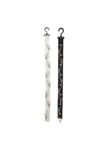 Plush Doll Hanging Rack With Metal Clips, Doll Wall Mounted Storage Belt, Doll Display Rack, Forlabubu Brand Stainless Steel Cap Rack, With 8 Clips - Can Hold 16 Baseball Caps, Wall Mounted, With Adhesive Hook, Black/Beige - Multicolor - View 12