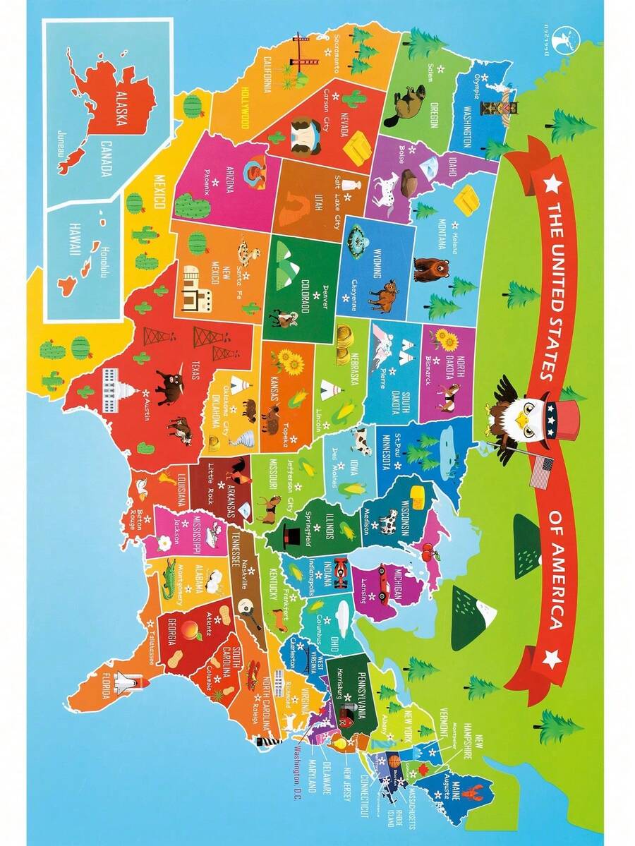 Educational Posters For Toddlers 1-3 - Set Of 16Easy To Read Learning Posters For Classroom & HomeschoolDecor - Essential Preschool/Kindergarten Kids Room WallCharts Incl. ABC & Number Chart - Màu Cam san hô - Xem 1