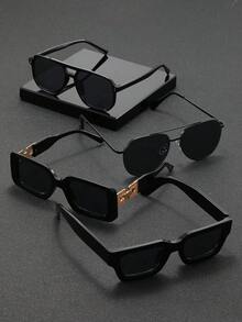 4 tấm, khung đen, tấm màu xám.