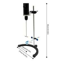 Electric Overhead Stirrer ES-40M 40L 2000RPM Lab Mixer, Digital Timer & Speed Control, 100W DC Motor, Max 30K MPa.S Viscosity, For Research, Industrial Use - Black, Silver - View 11