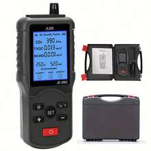 Six In One Formaldehyde Tester Air Quality Tester Air Detection Carbon Dioxide Detection Portable Temperature Detection,  Humidity Detection Harmful Volatile Substance Tester, Pollution Assessment Tester - Black - View 10