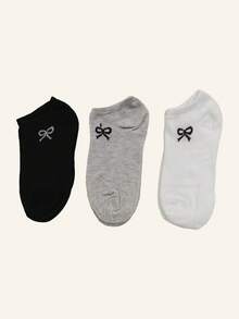 30/20/15/10/5/3/1 Pairs Women Cotton Socks, Invisible Socks, Short Socks, White Socks, Grey Socks, Black Socks, Ladies Socks, Cute Socks, Girls Socks, Suitable For Autumn/Winter/Spring/Summer, Breathable Mesh Design, Moisture-Wicking, Soft & Smooth, Suitable For Festivals, Sports, Casual, Business And Daily Wear, Random Color Combinations - Multicolor - View 13