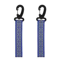 Reflective Strap Pendant Keychain For Outdoor Camping, Night Running, Cycling Backpack, Lightweight Glow Keychains, 2 Pcs. GSBJ - A - View 1