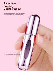 1/2/3/4/5 chiếc chai nước hoa mini 5ml du lịch, chai xịt có thể nạp lại, bình xịt nước hoa cầm tay, chai xịt nước hoa có thể nạp lại, chai nước hoa mini, chai xịt, hộp đựng chất lỏng mini cầm tay rỗng, chai xịt nước hoa có thể nạp lại có đáy - Nhiều màu, 5ml - Xem 7