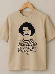 100% Cotton Belchior Casual Unisex T-Shirt For Women And Men - Comfortable, Great Fit - New Release - 米色 - 查看 4