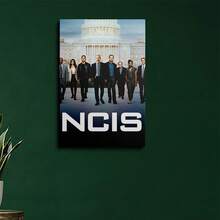 1pc Framed NCIS TV Show Movie Poster Canvas Wall Art - Durable Canvas Print With Pre-Drilled Holes, Ready To G, Vibranolors & High-Quality Print For Living Room, Bedroom, Office Decor - Perfect Gift For Fans, Tv Wall Decor, Bedroom Artwork, Modern Aesthetic, Sk Frame Design, Home Decoration, Contemporary Artwork, Premium Artwork, Collectors Item - 有框架 - 查看 6