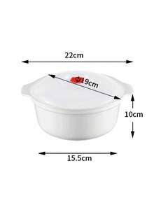 3pcs Microwave Bowls With Lids, Ramen Noodle Soup Bowls, Mixing Bowls, Food Storage Cookware, Suitable For Kitchen, Office, Dorm - Multicolor - View 13