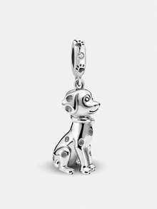 1pc 925 Sterling Silver Rabbit Holding Carrot Pendant, Suitable For Women Bracelet/Bangle DIY Jewelry Making And Daily Decoration, Decorative Jewelry For Girls - Beads 2 - View 17