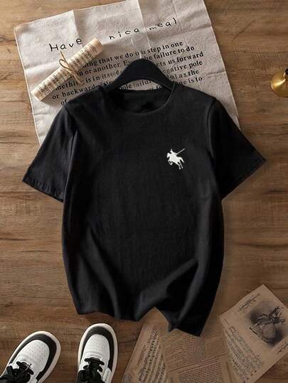 Plus Size St. Patrick's Day Cat Graphic Round Neck Short Sleeve T-Shirt, Perfect For Spring/Summer Wear, Made Of Soft Comfortable Fabric, Suitable For Daily Wear