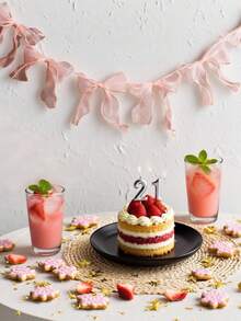 1 guirlande de 12 pièces de nœuds en tulle rose. Guirlande de banderoles de nœuds pour décoration, ruban de guirlande pour fête d'anniversaire, mariage, fiançailles, anniversaire, baby shower, enterrement de vie de jeune fille, fête des mères. Décoration de nœuds roses. - Multicolore - Voir 5