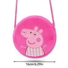 Hasbro Ba lô Peppa Pig, túi đeo chéo cho trẻ em mẫu giáo, tiểu học, nhà trẻ, thích hợp cho bé gái đi du lịch, quà Giáng sinh. - Nhiều màu - Xem 11