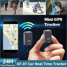 Localizador GPS GF-07, localizador compacto preciso y conveniente para vehículos de coche, fácil de instalar, posicionamiento preciso remoto, póvil VUFQ - A - Ver 2