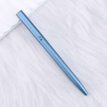 5pcs Customizable Twist Ballpoint Pens, Spray Painted Metallic Effect, Business Office Rotating Medium Ink Pens - Multicolor - View 9