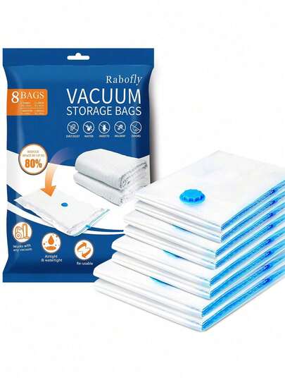 1pc Vacuum Compression Space Saving Storage Bags Roll-Up Travel Vacuum Seal Bags For Clothing Packing, Cruise Accessories, Luggage & Home Organizers - No Vacuum Or Pump Needed