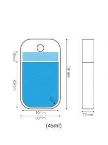 Chai xịt cầm tay 45ml có thể nạp lại, in hình hoa và chữ "You Life", dùng đựng nước hoa, nước rửa tay, mỹ phẩm, kem dưỡng da, nước hoa hồng, v.v., chai xịt du lịch, chai nạp lại nước hoa, chai xịt nước hoa. - Nhiều màu - Xem 11