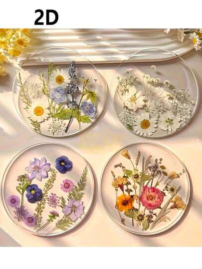 4 piezas Posavasos acrílicos 2D con estampado floral, Coloridos posavasos para exteriores, Diseño de arte de flores silvestres, Posavasos transparentes, Decoración de escritorio floral elegante, Posavasos para tazas de café, Regalos personalizados para bodas, cumpleaños, Día de la Madre, Acción de Gracias, Navidad, Posavasos acrílicos resistentes al calor y duraderos, Almohadillas protectoras para fiestas en el hogar, Regalos creativos, Decoración cálida y pequeños regalos