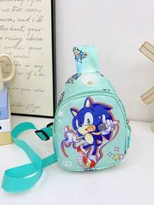 Breathable Lightweight One Shoulder Sling Bag, Large Capacity Bicycle Chest Bag, Multi-Layer Unisex Chest Pack, Minimalist Casual Travel Crossbody Bag For Women, Functional Printed Sling Bag - Multicolor - View 10