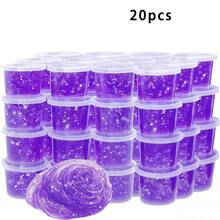 8-24pcs/Set Galaxy Slime, Suitable As Small Party Favors For Children (Boys And Girls). Non-Sticky, Squeezable Toy, Super Soft Putty Toy - Multicolor - View 12