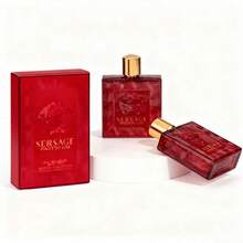 Ve Eros Flame Eau De Parfum 3.4 OZ/ 100ML, Men's Perfume EDP Fragrance Long-Lasting Boyfriend Husband Father Brother Birthday Graduation Party Travel Camping Outdoors School Campus Trip Festivals Anniversary, Gift Valentine's Day Halloween Thanksgiving Christmas New Year's Day - Cálido y picante - Ver 4